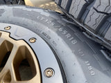 18" Dodge Ram 1500 RHO TRX Beadlock OEM bronze wheel rim 2735 tires 35" NEW Texas Truck Tire
