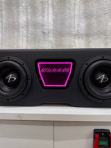 Stage 2 Ported Subwoofer Enclosure Loaded With 4 Audio Dynamics 3008's