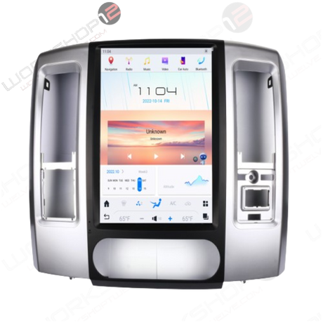 Open box || Dodge RAM 2009-2012 Workshop 12 Tesla-Style Screen (With Front Bench) || Workshop 12