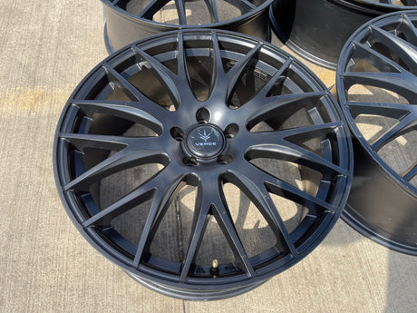 20x8.5 20" Verde Saga V27 wheels rims Audi Q7 Q8 VW Atlas A6 S6 A7 5x112 NEW Texas Truck Tire