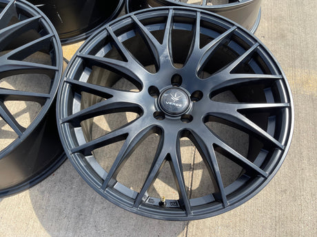 20x8.5 20" Verde Saga V27 wheels rims Audi Q7 Q8 VW Atlas A6 S6 A7 5x112 NEW Texas Truck Tire