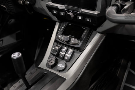 '26 RZR® Pro R w/ 10.4" Touchscreen Head Unit Mount | UTVS-PRO2-HUMT-104-DASHKIT-RKR UTV Stereo