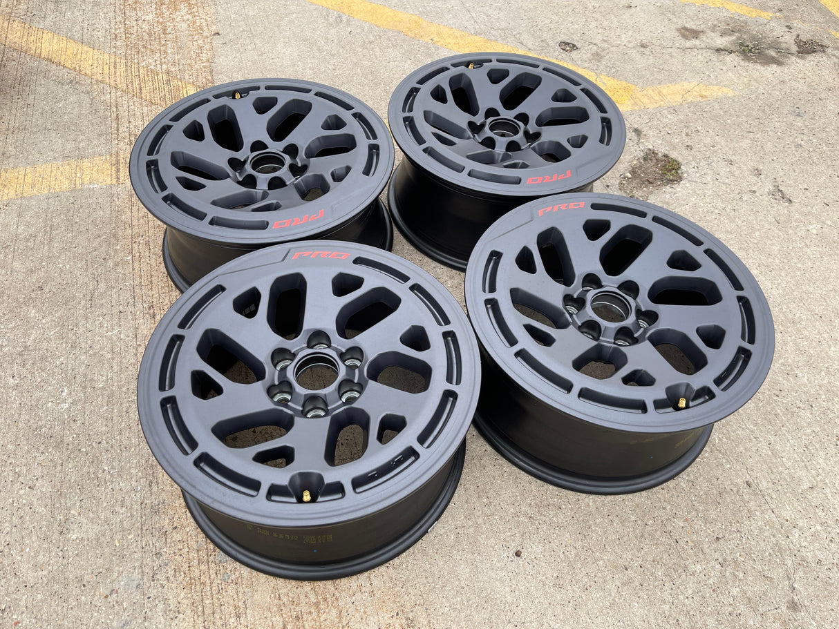 17" Nissan Frontier X-PRO OEM Desert Runner wheels rims 2024 2025 2026 NEW Texas Truck Tire