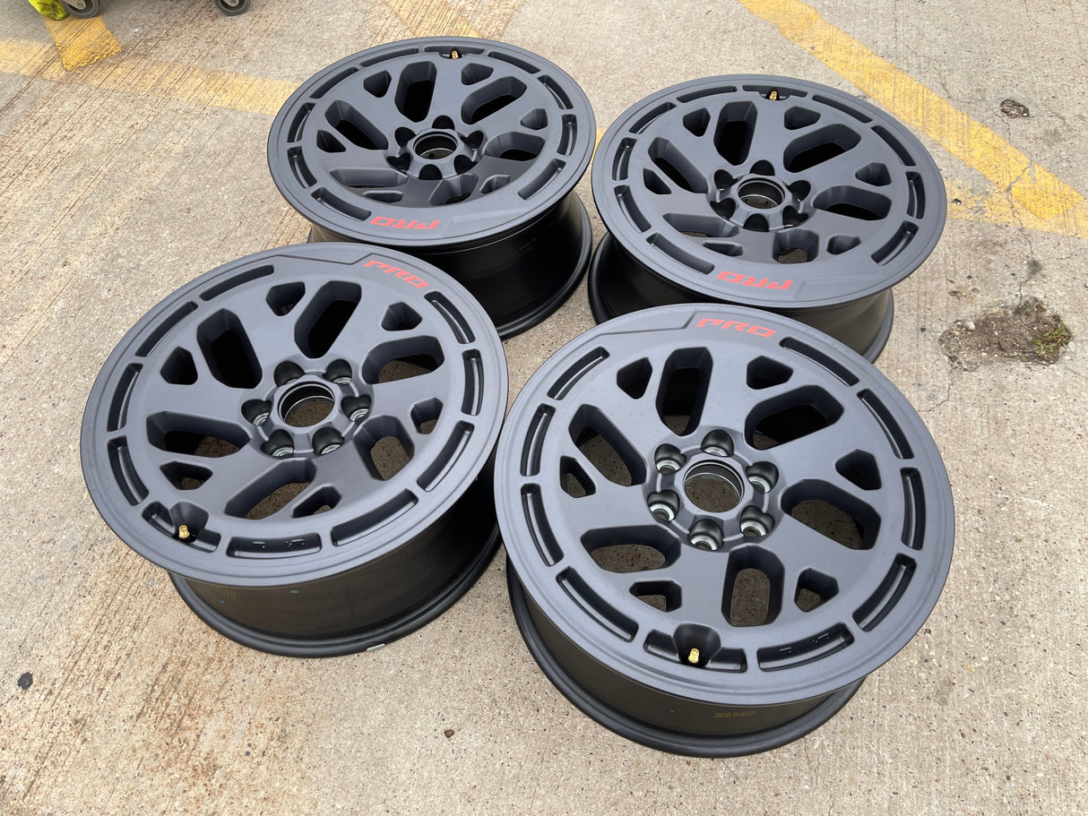 17" Nissan Frontier X-PRO OEM Desert Runner wheels rims 2024 2025 2026 NEW Texas Truck Tire