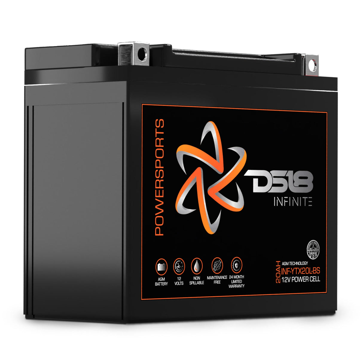 Can-Am Maverick X3 Second Battery Upgrade Kit with Battery - More Battery Reserve Power For Longer Lasting Audio