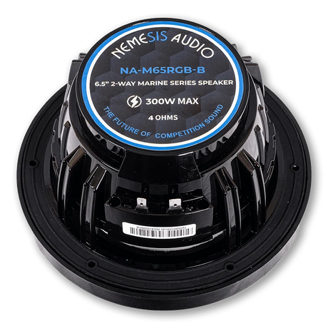 Nemesis Audio NA-M65RGB 6.5" 150W RMS 2-Way Marine Speakers w/ RGB LED (Pair)