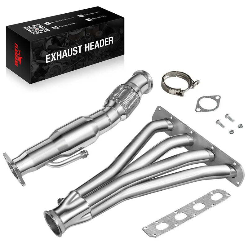 Exhaust Header for 2004-2007 Chevy Cobalt SS / Saturn Ion-2 Red Line 2.0L Flashark