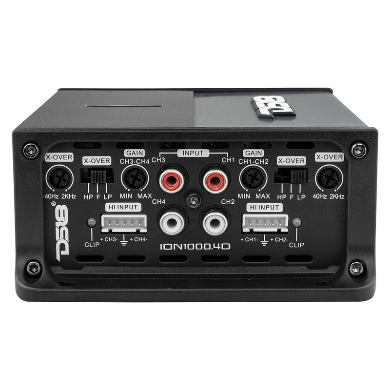 ION Compact Full Range Class D 4-Channel Amplifier 4 x 150 Watts RMS @ 4-ohm