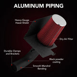 2007-2011 Jeep Wrangler High-flow Cold Air Intake Kit