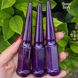 24 Pc 14x1.5 Spike Lug Nuts 4.5" Tall - Powder Coated - Various Colors