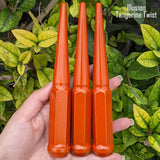32 Pc 14x1.5 Spike Lug Nuts 6" Tall - Powder Coated - Various Colors