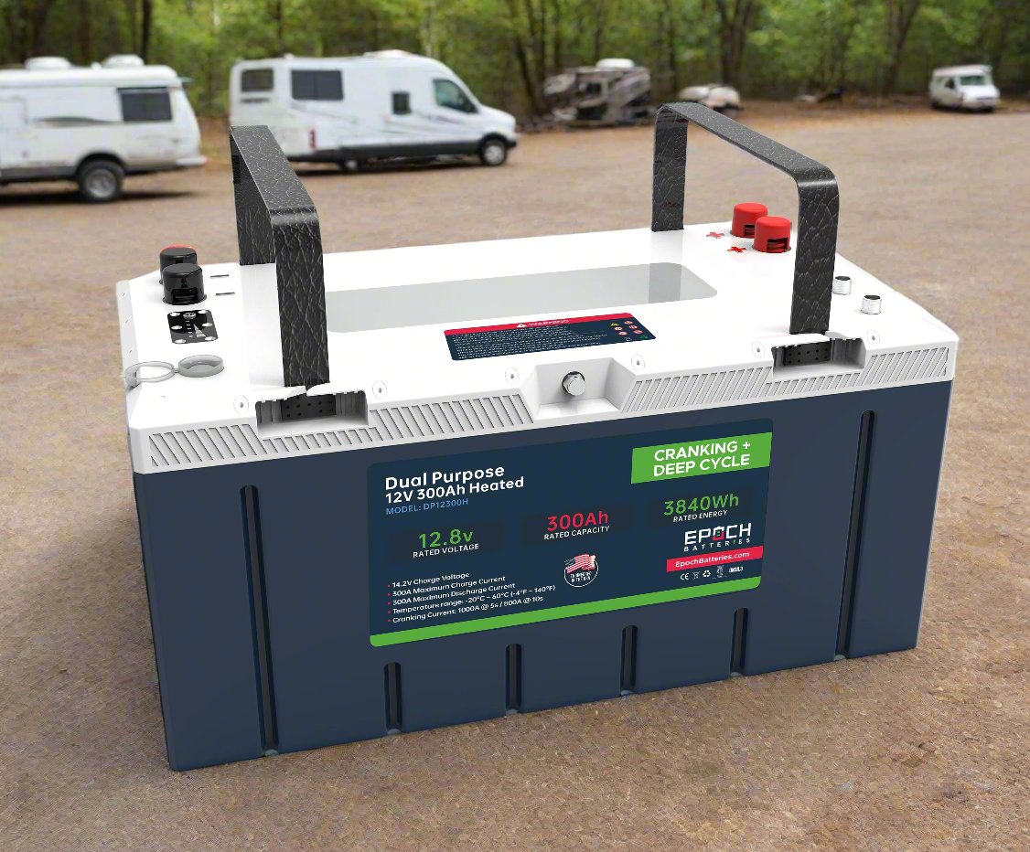 Epoch Batteries 12V 300Ah Pro Series Dual-Purpose LiFePO4 Battery