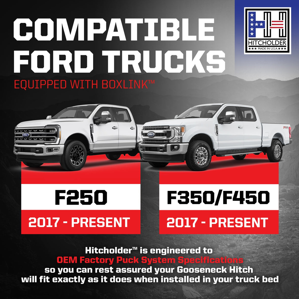 Hitcholder™ Gooseneck - Ford BoxLink My Store