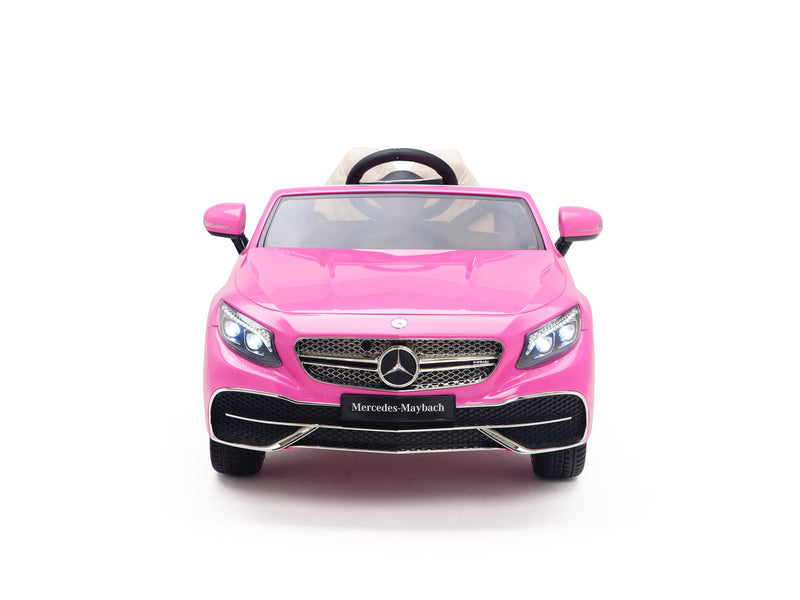 Pink Princess Mercedes Ride On Car For Girls W/Magic Cars® Wireless Parental Control