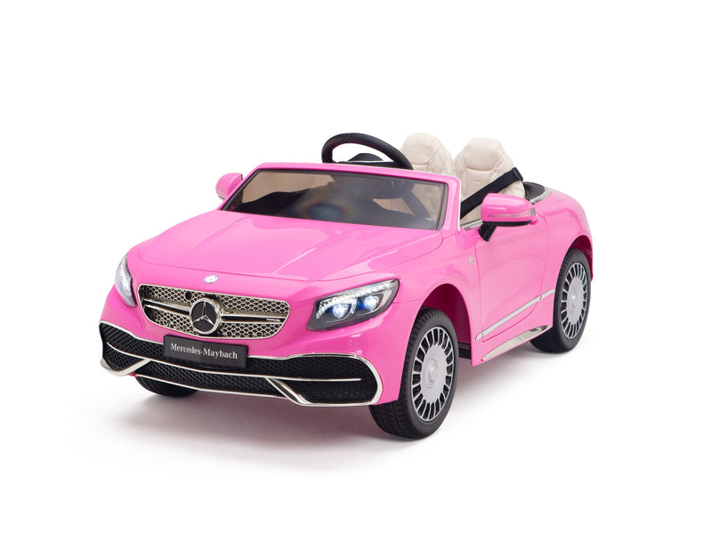 Pink Princess Mercedes Ride On Car For Girls W/Magic Cars® Wireless Parental Control