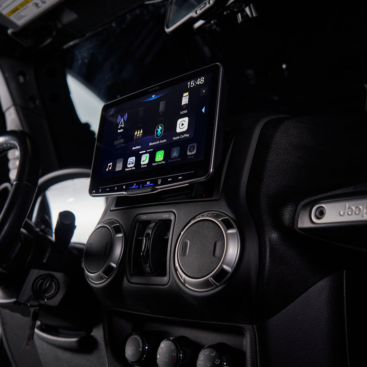 Alpine iLX-F509 Plug and Play Bundle | '07-'18 Jeep JK Wranglers