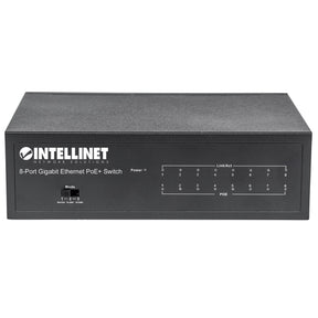 Intellinet® 60W 8-Port Gigabit Ethernet PoE+ Switch TekShack