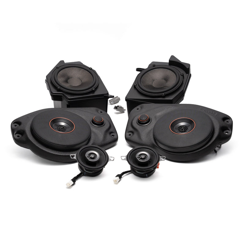 JBL Plug and Play Full Club Speaker, 5 Channel Amplifier, Subwoofer Bundle | '18- '23 JL Wrangler/ '20- '23 JT Gladiator