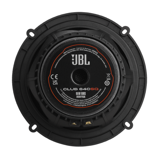 JBL CLUB 64CSQ Component Car Audio Speaker System