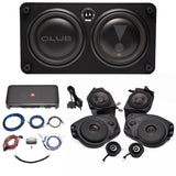 JBL Plug and Play Full Club Speaker, 5 Channel Amplifier, Subwoofer Bundle | '18- '23 JL Wrangler/ '20- '23 JT Gladiator