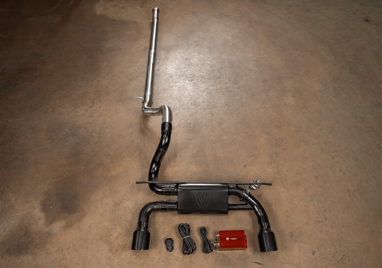 Jeep JLU/JL Wrangler Valved Sport Exhaust System Valvetronic Designs