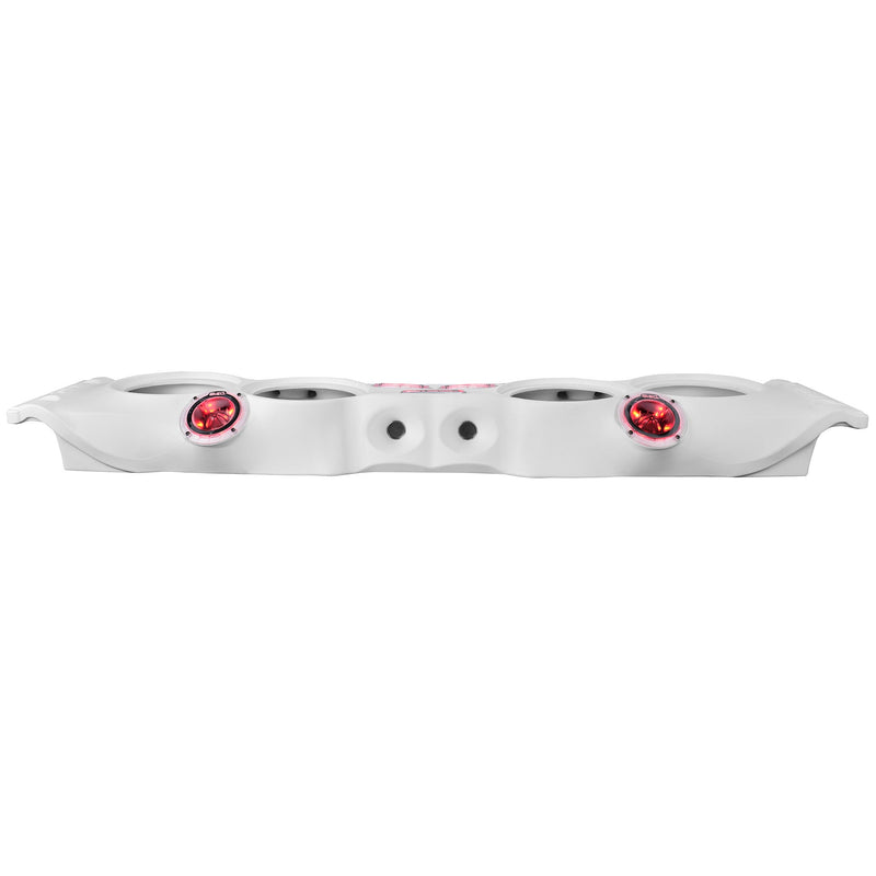 Jeep JK/JKU Overhead Sound Bar System Fits 4 X 8" Speakers (Not included) 4 X Tweeters PRO-TW4L and 2 X Drivers PRO-DRNSC1.5 and Harness Included- White