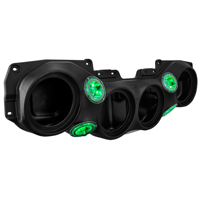 Jeep JL/JLU,JT Overhead Bar System Fits 4 X 8" Speakers (Not Included) and 4 X Tweeters PRO-TW4L and Harness Included