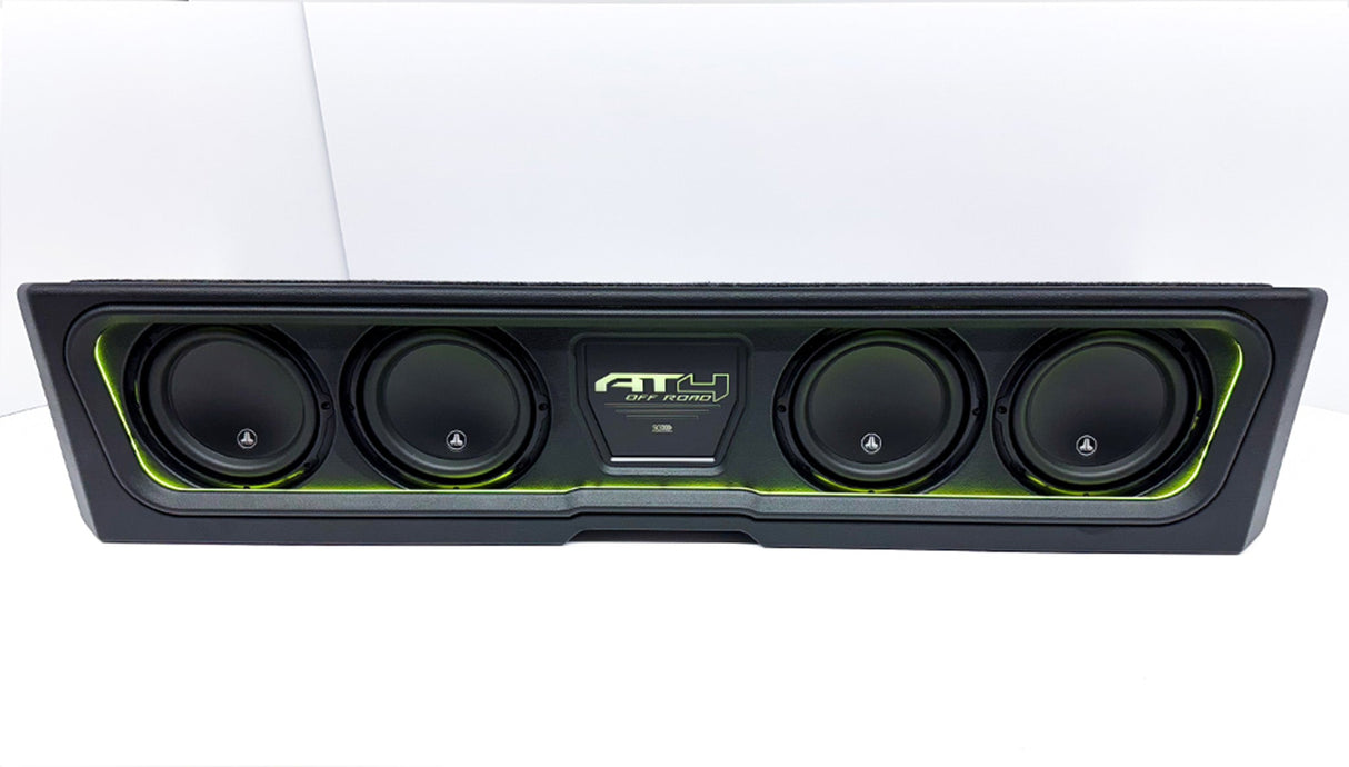 Custom JL Audio Four 8-inch Front-Firing Vented Sub Enclosure: 2019–2026 GMC & Chevy Sounds Good Stereo