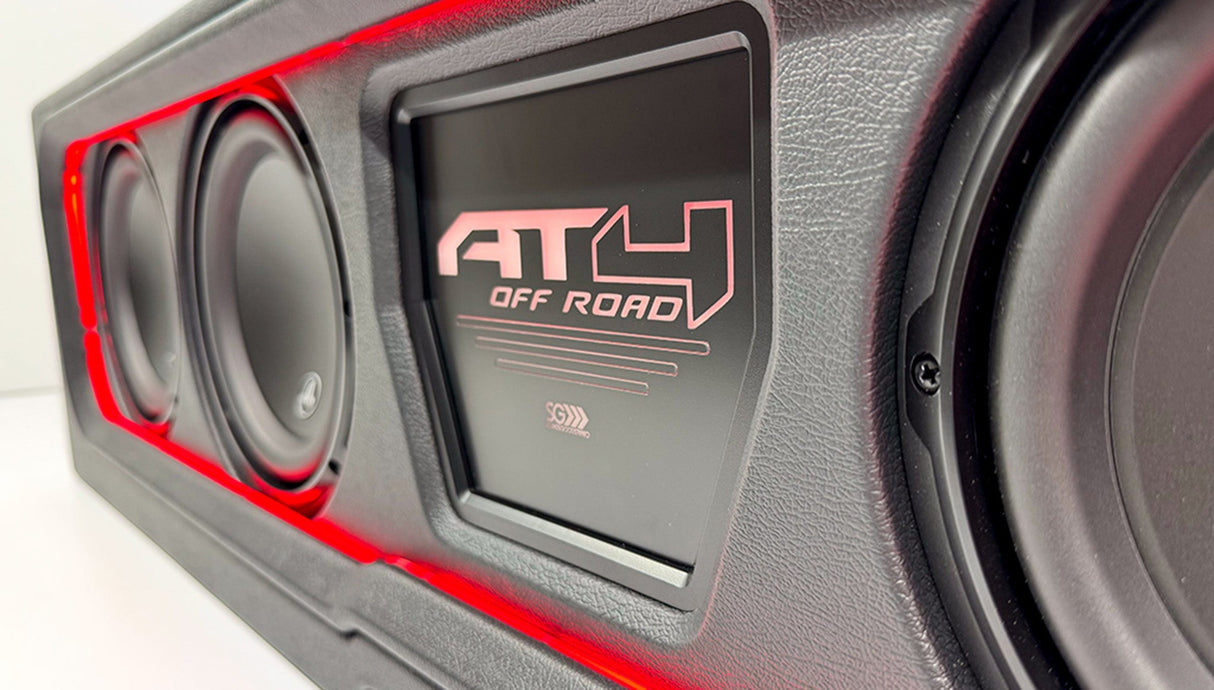 Custom JL Audio Four 8-inch Front-Firing Vented Sub Enclosure: 2019–2026 GMC & Chevy Sounds Good Stereo
