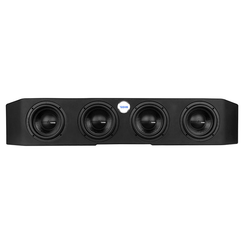 Under Seat Subwoofer Enclosure 4 x 6.5" Sealed for JT Gladiator Jeeps