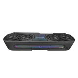 Jeep JT Gladiator Loaded Under Rear Seat Subwoofer Enclosure with 4 X 8" ZR8.2D, Leather Wrapped and Digital LED Lights | 1800 Watts RMS @ 1-Ohm DS18