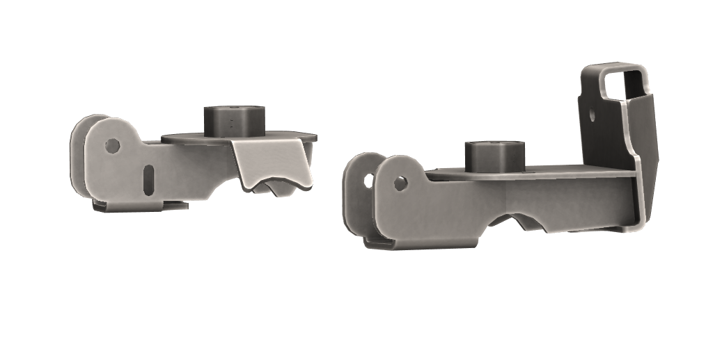 JT Gladiator 2020-Current Upper Control Arm Brackets, Coil buckets, & Track Bar Bracket Set