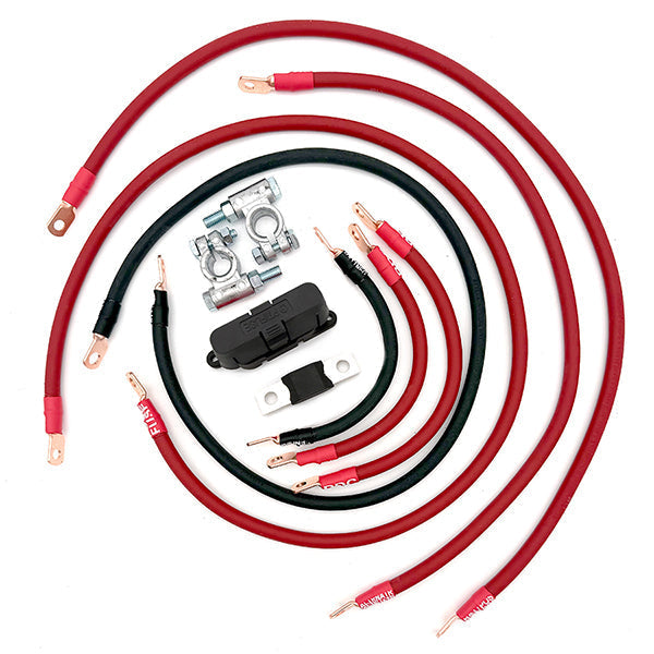 Jeep Commander XK Big 7 Battery Cable Kit (2005-2010) Big7Kits