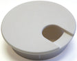 Jandorf Desk Grommet, 2-1/2 in Dia Cable, Polystyrene, Pure White #61625 Jandorf