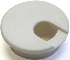 Jandorf  Desk Grommet, 2 in Dia Cable, Polystyrene, Pure White #C61624 Jandorf