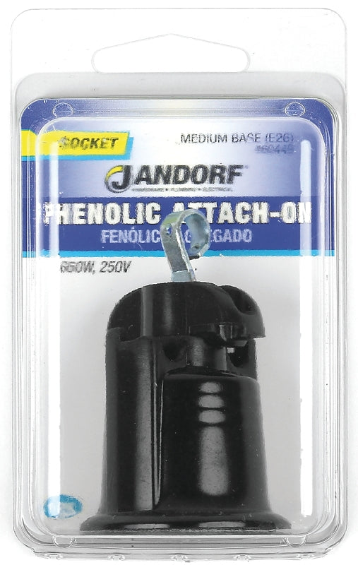 Jandorf Lamp Socket, 660 W, Phenolic #60449 Jandorf