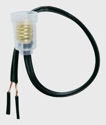 Jandorf Phenolic Miniature Base (E10) PIGTAIL SOCKET 1 pk Jandorf