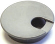 Jandorf  Desk Grommet, 2-1/2 in Dia Cable, Polystyrene, Silver #61618 Jandorf