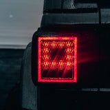 Jeep Wrangler JL 18-26 Ultra Bright Scanning OLED Tail Lights (Replaces Factory/OEM Halogen) - Multiple Lens