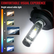 H4/9003/HB2 LED Headlight Bulbs 100W 6000K ‎‎14000LM White Dual-function 2Pcs for Chevrolet/Ford/GMC//BMV/Dodge/Honda/Nissan/Jeep Flashark