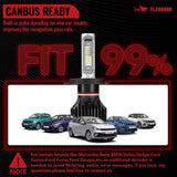 H4/9003/HB2 LED Headlight Bulbs 100W 6000K ‎‎14000LM White Dual-function 2Pcs for Chevrolet/Ford/GMC//BMV/Dodge/Honda/Nissan/Jeep