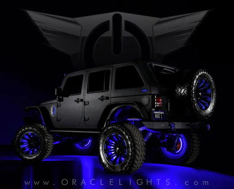 ORACLE LIGHTING LED ILLUMINATED WHEEL RINGS - COLORSHIFT oracle