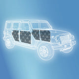 SoundSkins | 2007-2018 Jeep Wrangler JK 4 Door Sound Deadening Vehicle Specific Kit | SSK-WJK4DR | 3 Layers (Acoustic Foam, Foil, Rubber Butyl), 18.8 sq ft SoundSkins Global