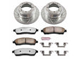 Powerstop Z36 Extreme Rear Brake Kit, 1999-2004 Ford Powerstroke Powerstop Brakes