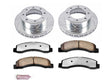 Powerstop Z36 Extreme Front Brake Kit, 1999-2004 Ford Powerstroke Powerstop Brakes