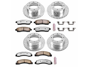 Powerstop Z36 Extreme Front and Rear Brake Kit, 2000-2004 Ford Powerstroke Powerstop Brakes