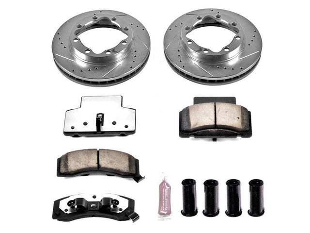 Powerstop Z36 Extreme Front Brake Kit, 1994-1999 Dodge Ram Cummins Powerstop Brakes
