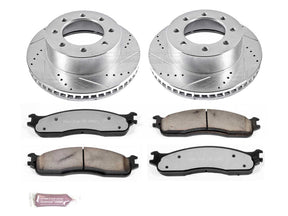 Powerstop Z36 Extreme Front Brake Kit, 2003-2008 Dodge Ram Cummins Powerstop Brakes