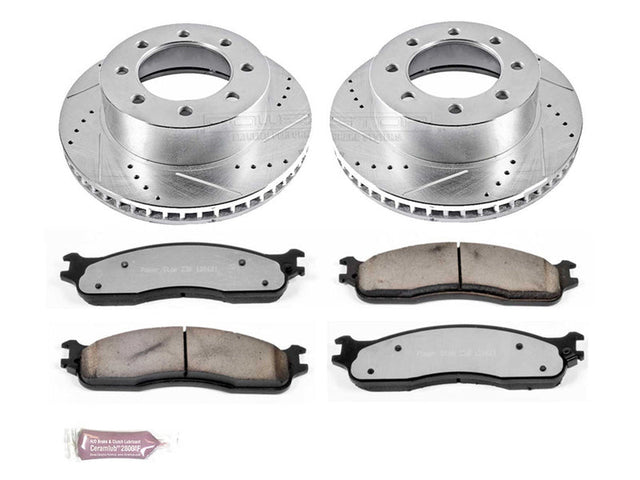 Powerstop Z36 Extreme Front Brake Kit, 2003-2008 Dodge Ram Cummins Powerstop Brakes