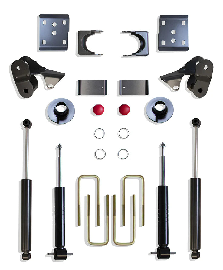 2015-2024 Ford F150 Maxtrac 2/4 Drop Kit With Shocks, 2WD Only K333224S